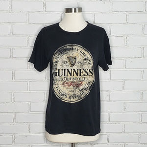 [Guinness] Women's Black Guinness Graphic Tee